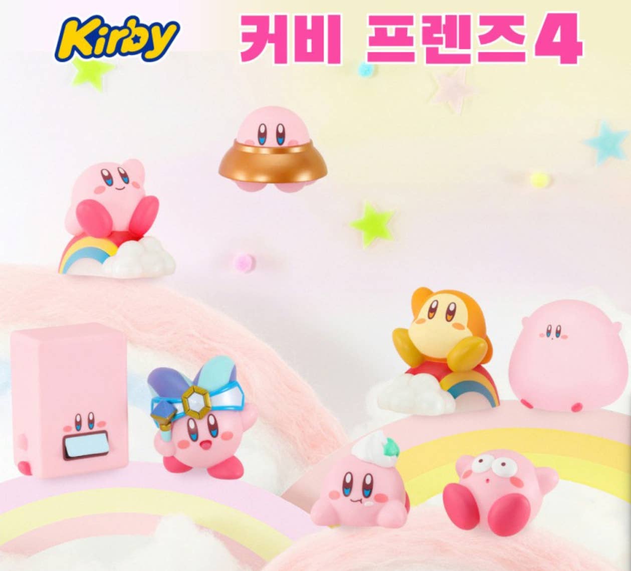 K-Wonderland – Brinquedo estatueta - Crianças por atacado – Bandai Kirby Figura 3D Caixa Aleatória Brinquedo Colecionável Ver.46