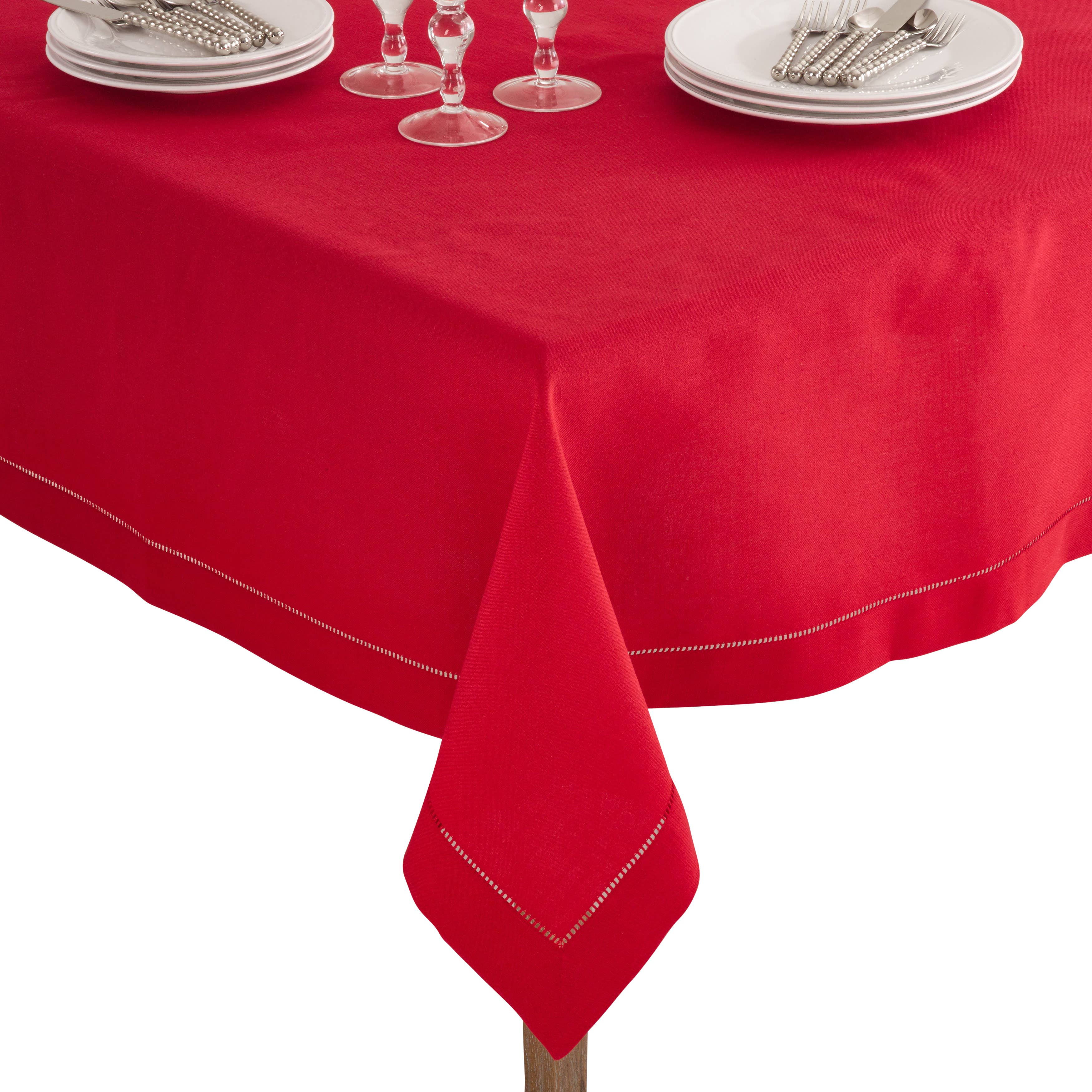 Saro Lifestyle - Wholesale Tablecloth - Tablecloth with Hemstitched Border7