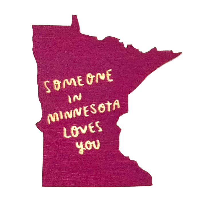Quelqu'un en Minnesota Loves You Magnet pour la vente par SnowMade