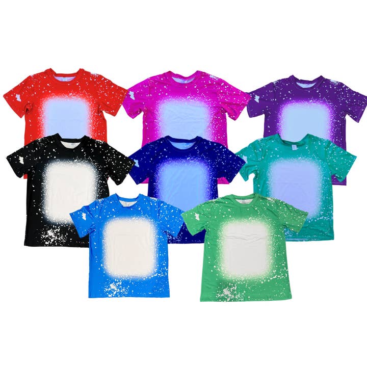 Sublimation Faux Bleached Shirts- Youth & Adult Sizes and other Purchase Wholesale bleached t shirts. Free Returns & Net 60 Terms on Faire trending on Faire.