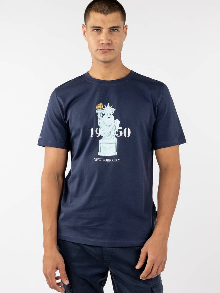 Mr Williot New York Marino T-shirt for engroshandel hos williot