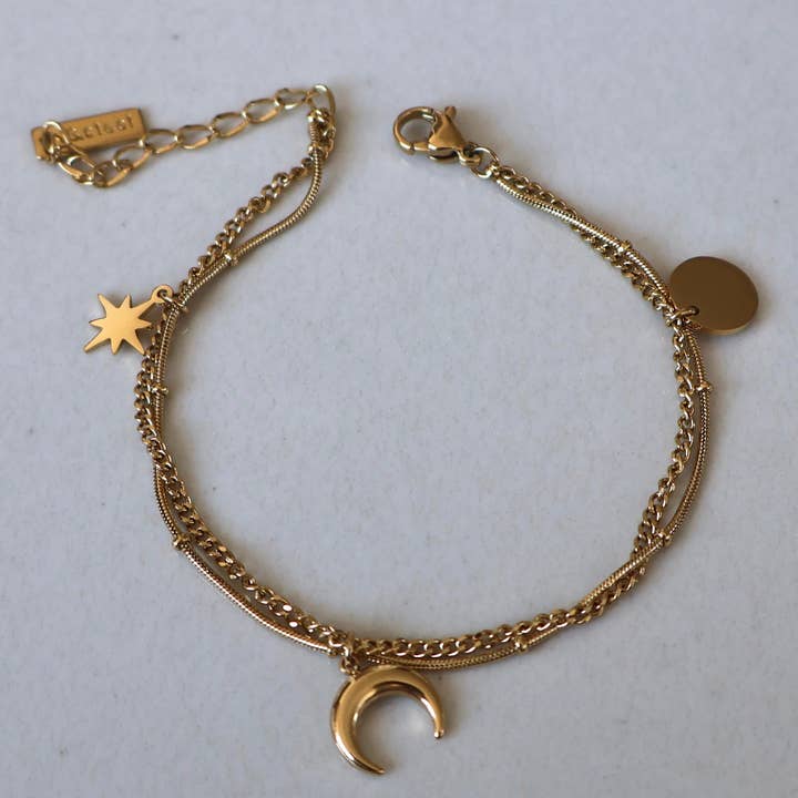 Pulseira Sun Moon Stars por atacado de Soho Lush