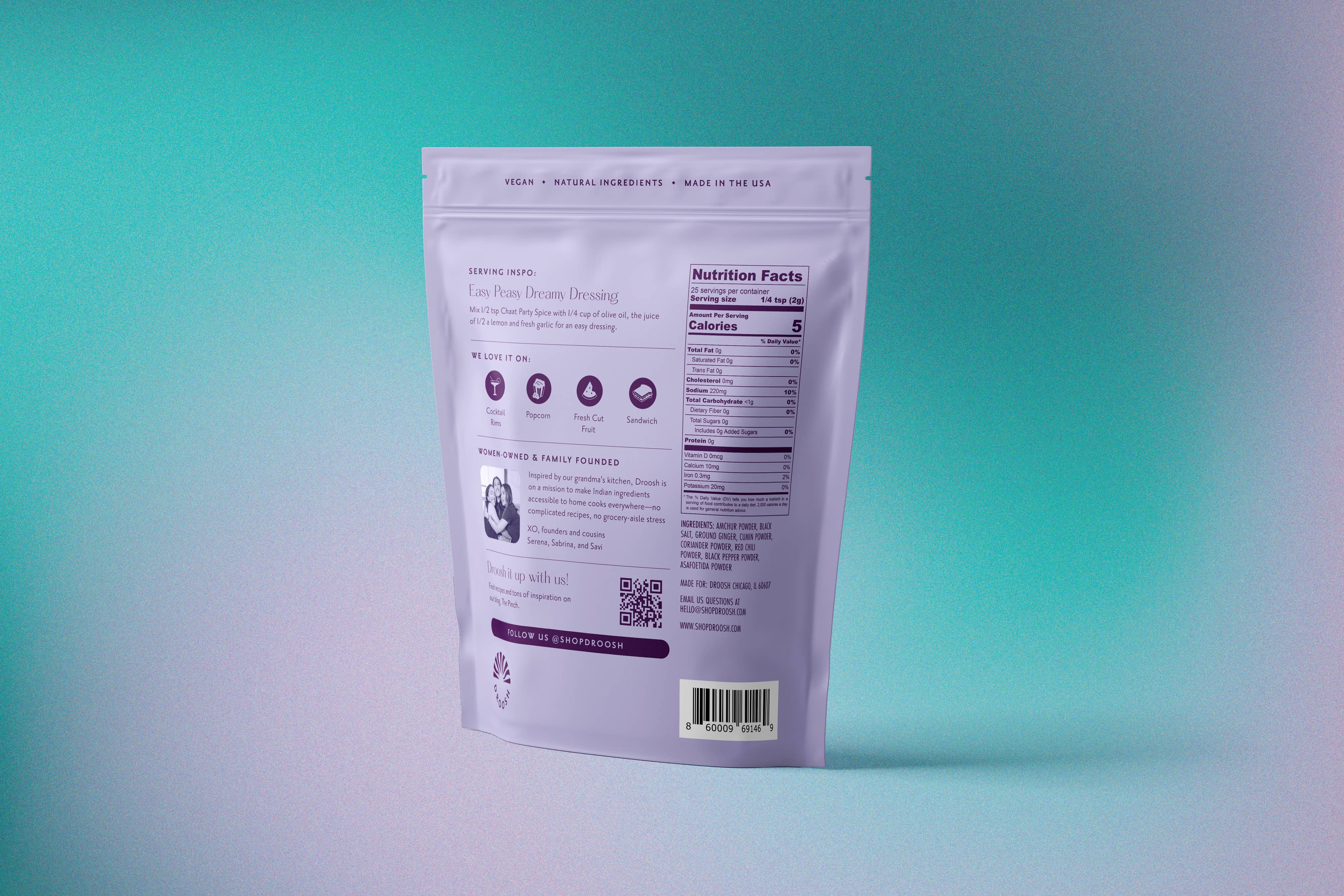 Droosh - Wholesale Dried Spice Mix - Chaat Party Spice1