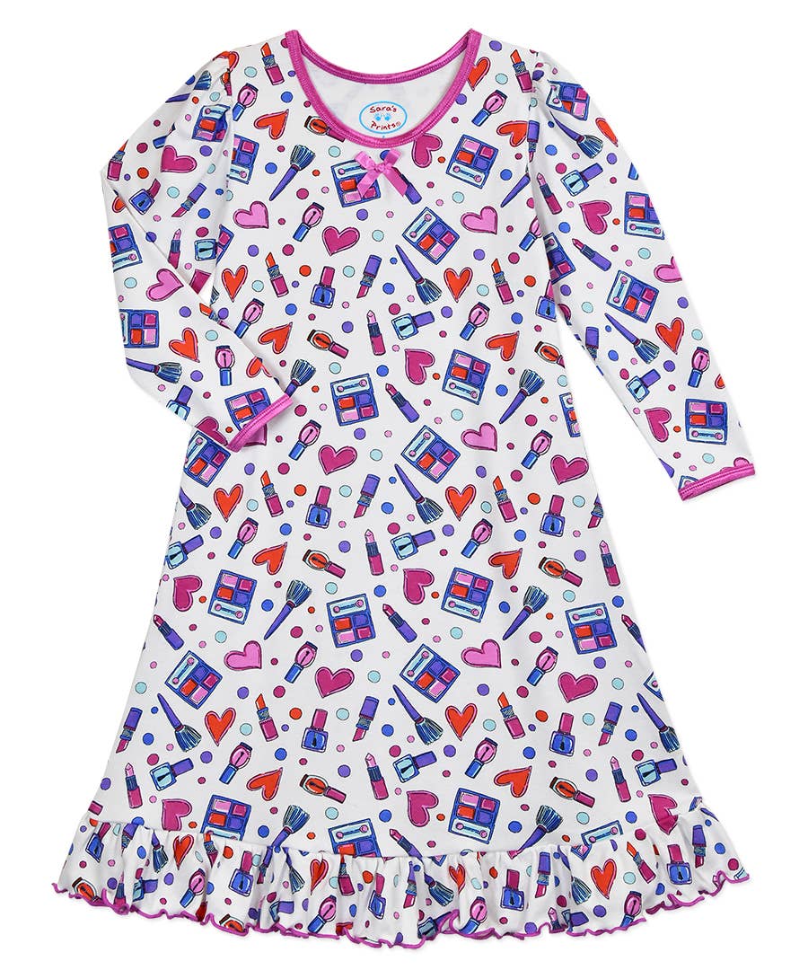 Sara's Prints - Vendita all'ingrosso Camicia da notte - Bambini - Camicia da notte a maniche lunghe Whirl-and-Twirl1