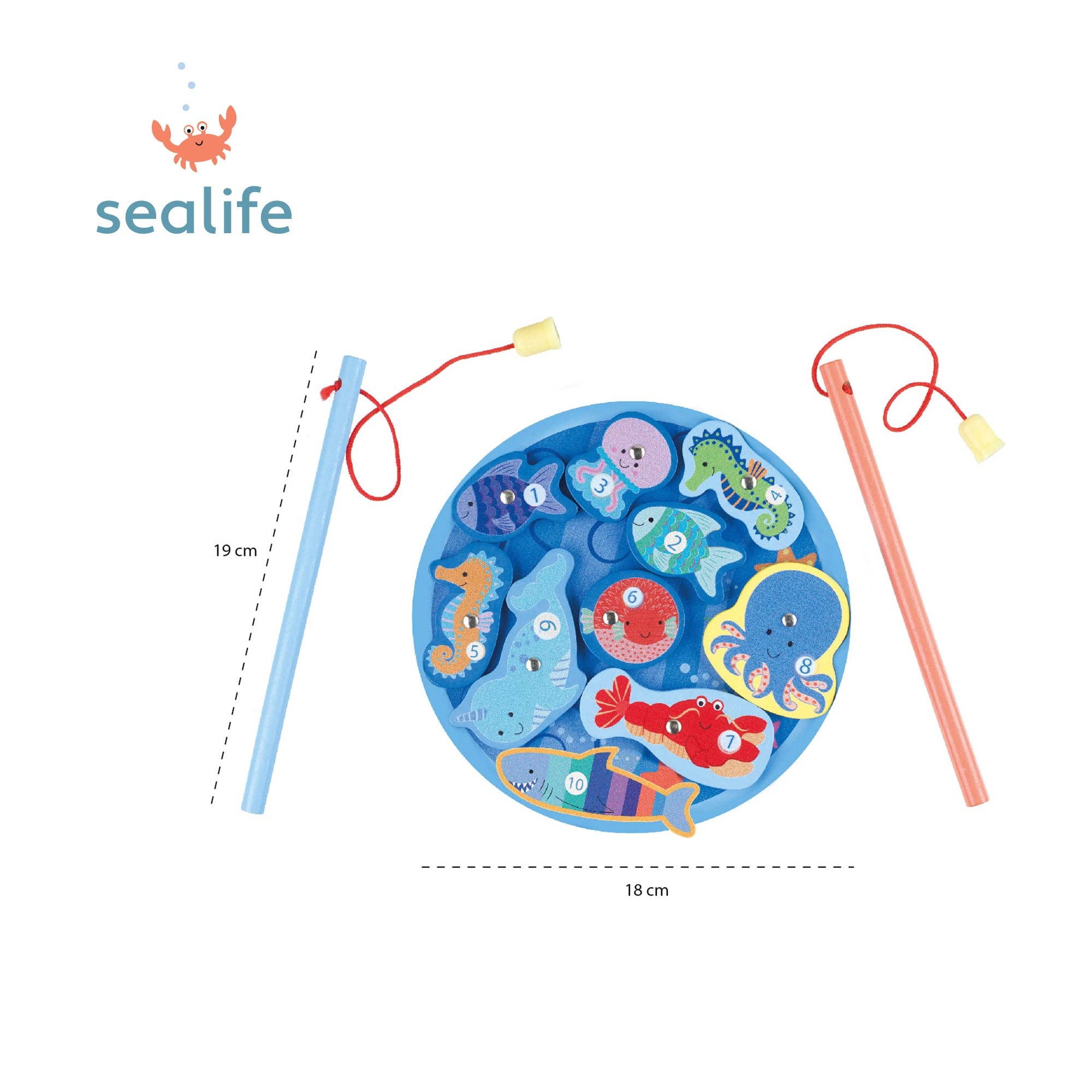 Orange Tree Toys - Wholesale Toy Set - Kids - Magnetic Wooden Fishing Game3