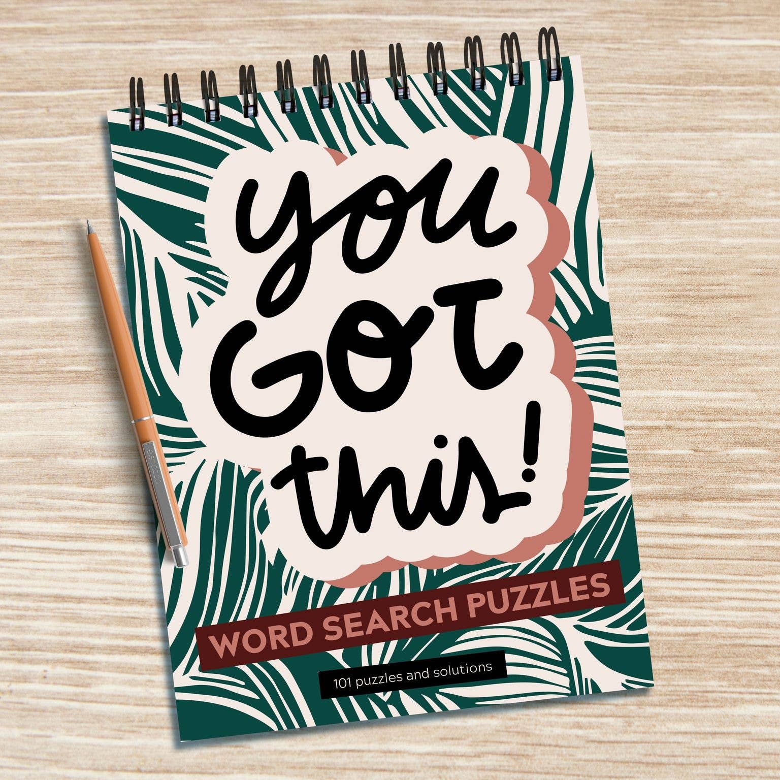 TF Publishing - Paper Goods - Wholesale Puzzle - Adult - You Got This Word Search Book Spiral Puzzle Pad2