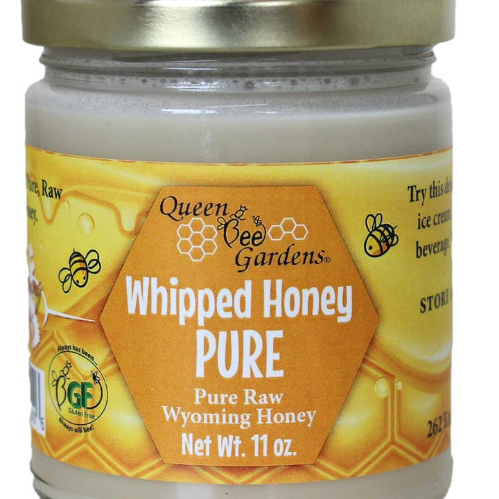 Whipped Honey (Pure) for wholesale by Queen Bee Gardens