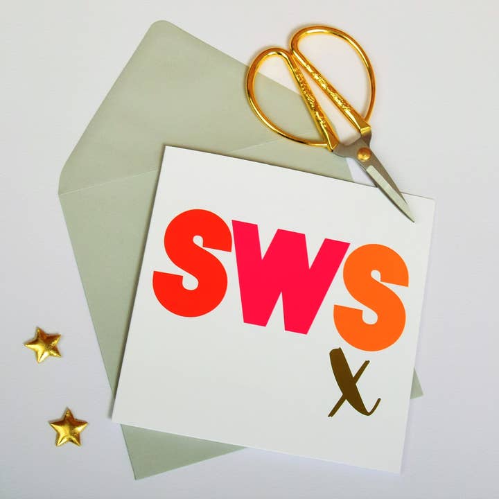 Claire Giles Ltd - Vente Cartes de Saint-Valentin - Carte de Saint-Valentin galloise, SWS, Kiss, texte doré brillant3