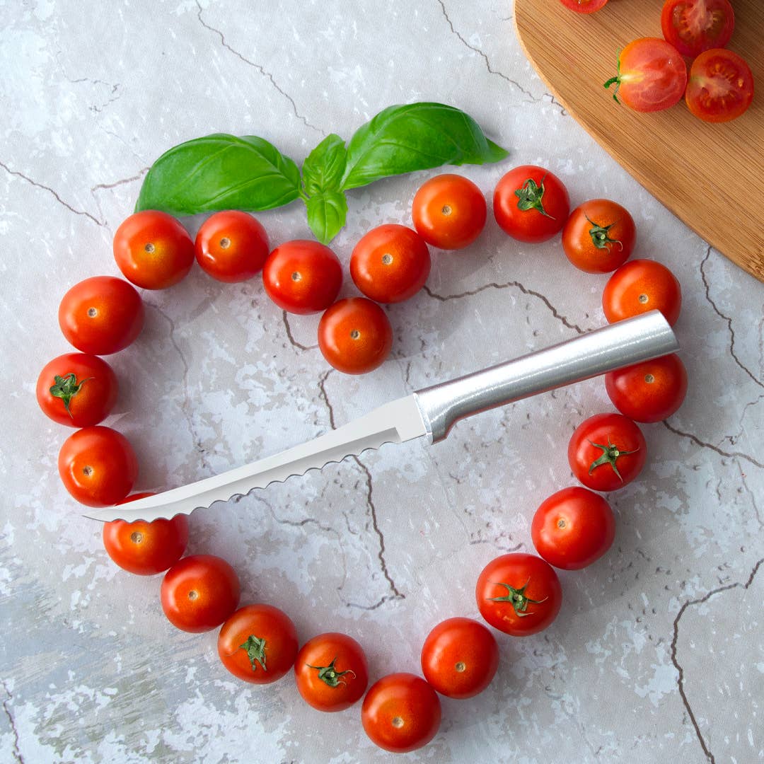 Rada Cutlery - Vente Couteau de cuisine/multi-usage - Trancheuse de Tomates Argentée ProPack3