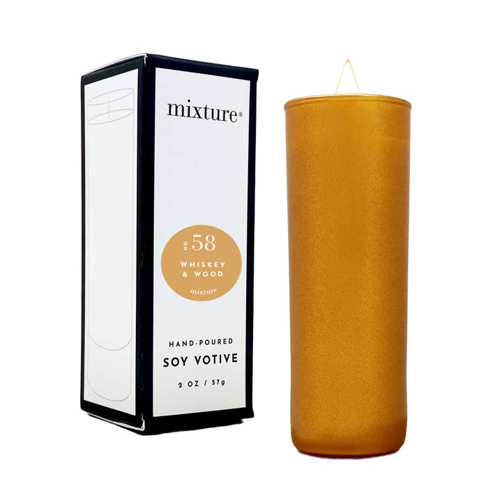 Mixture Home - Wholesale Votive Candle - 2 oz Gold Votive5
