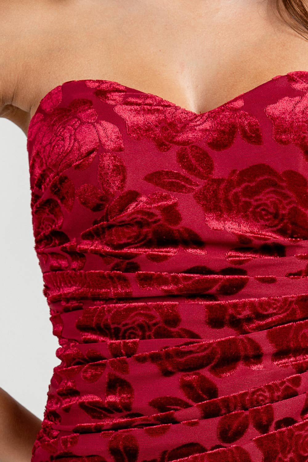 BEIVY & COLLABO - Wholesale Jurk - Dames - CD30627S / SWEETHEART MOUWLOZE MIDI-JURK9