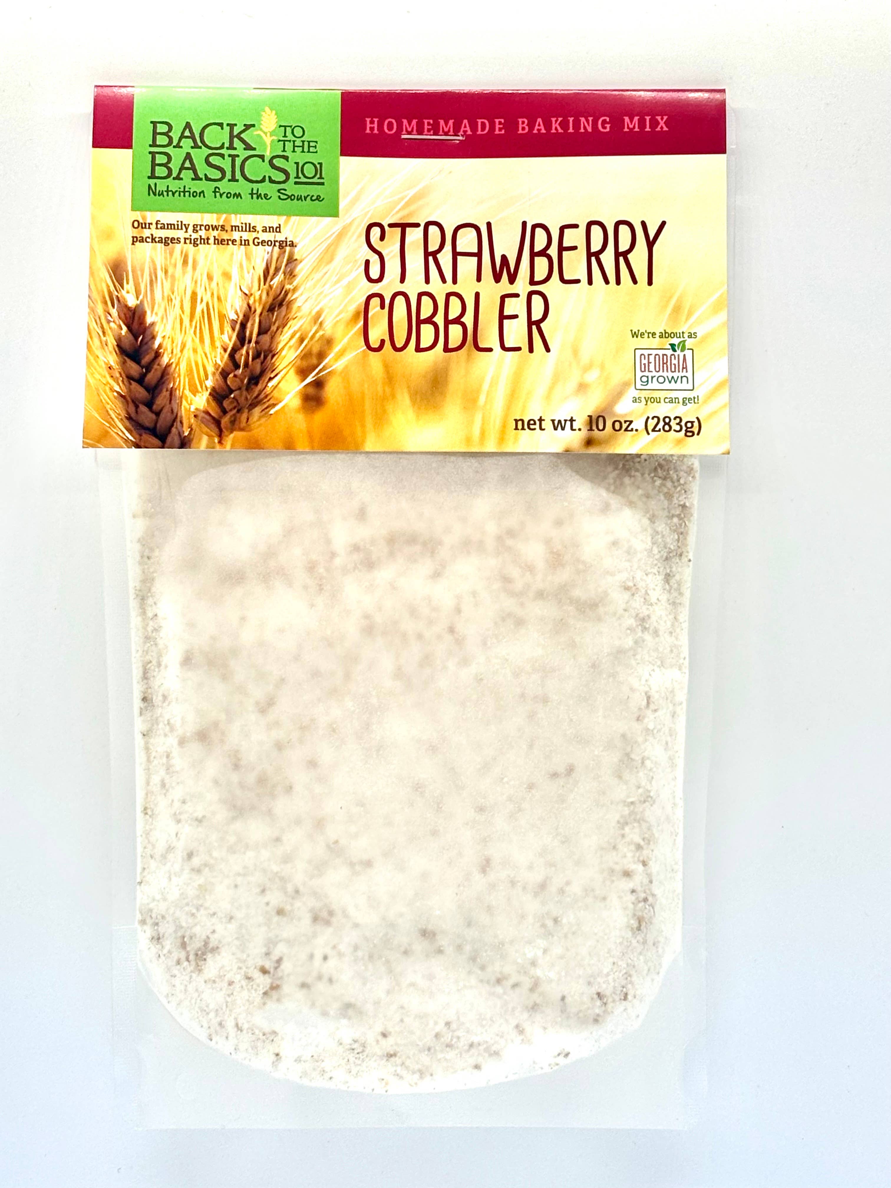 Back To The Basics - Vente Mélange pour pain - Mélange à Pâtisserie Maison pour Cobbler aux Fraises0