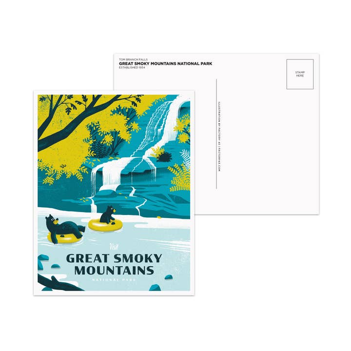 Factory 43 - Vendita all'ingrosso Cartoline - Cartolina del Parco Nazionale delle Great Smoky Mountains