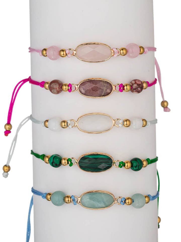 Kärlek sten bekräftelse armband Set för wholesale av Eye Candy Los Angeles