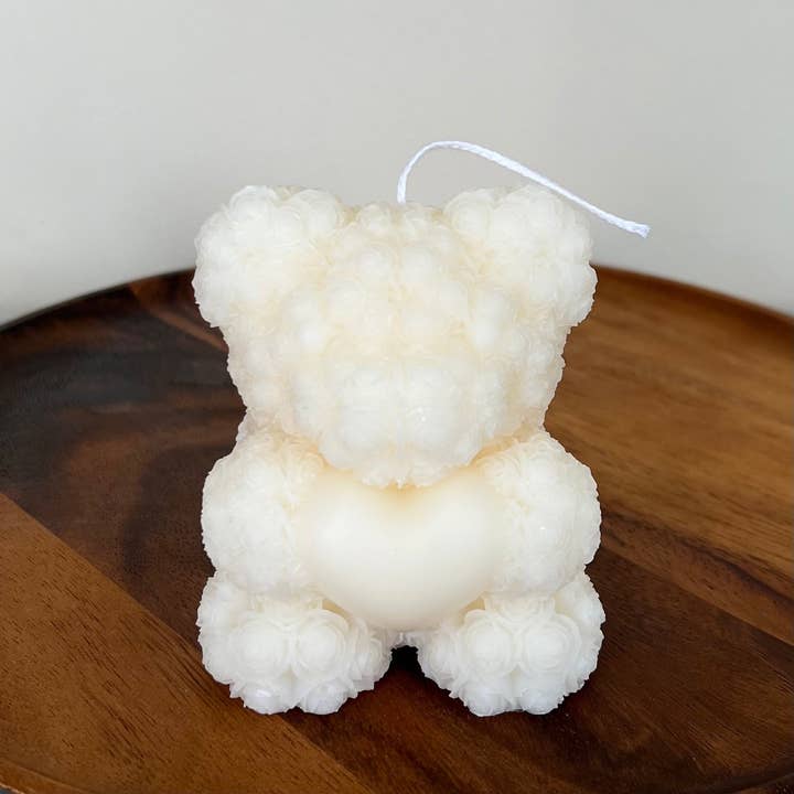 Lelik Craft Design - Wholesale Novelty Candle - Rose Teddy Bear Scented Candle1
