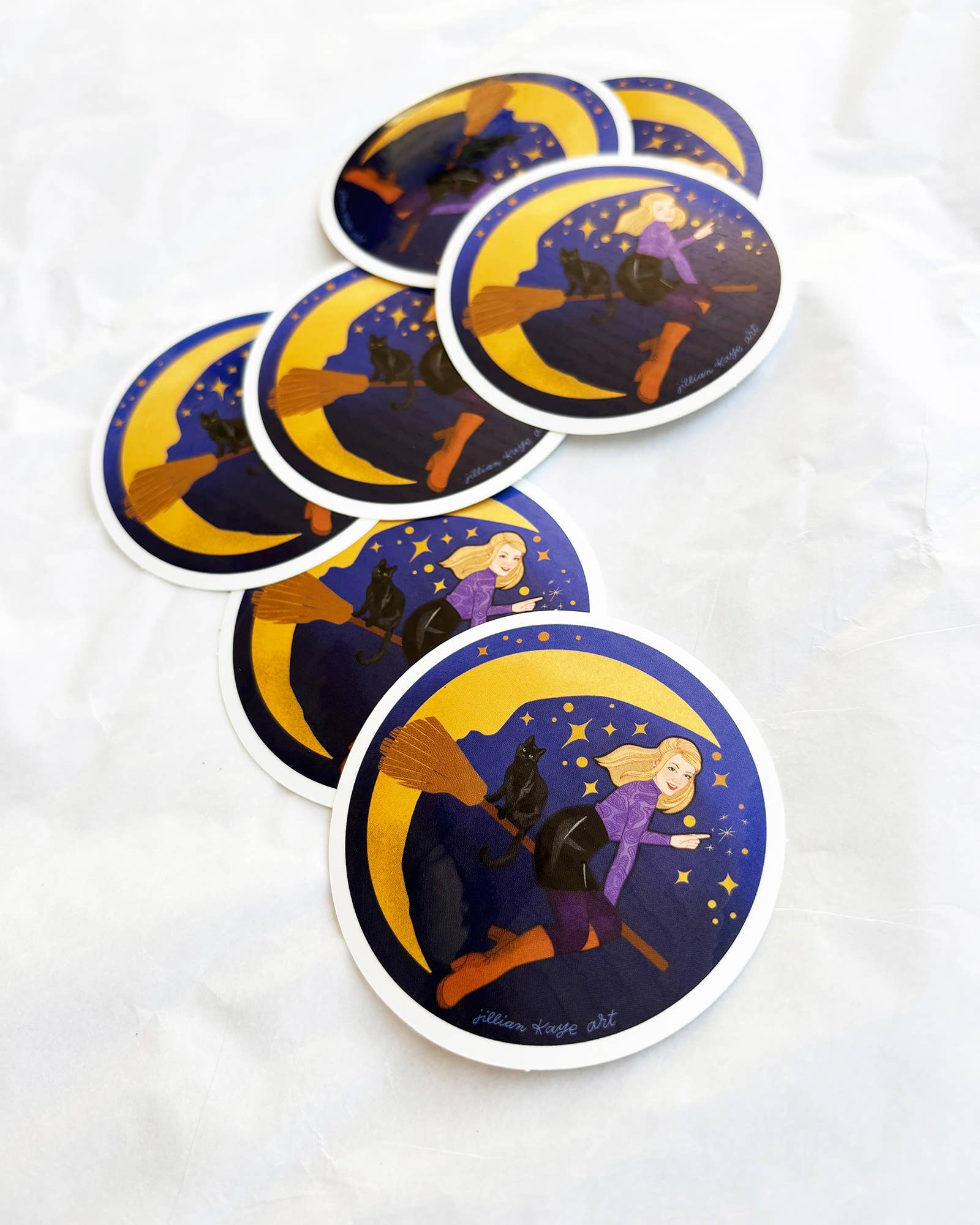 Jillian Kaye Art - Wholesale Sticker - Sabrina the Teenage Witch (and Salem) | 3" Vinyl Sticker1