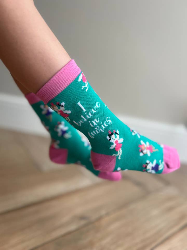 Smiling Faces – wholesale Strumpor - Barn – Älvor - Unisex Barn Bambu Strumpor av Sock Therapy
