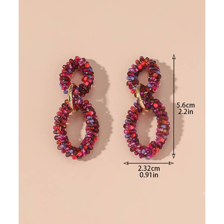 Blossom bijoux - Wholesale Dangle Earrings - Stud earrings 25AHBOL0231