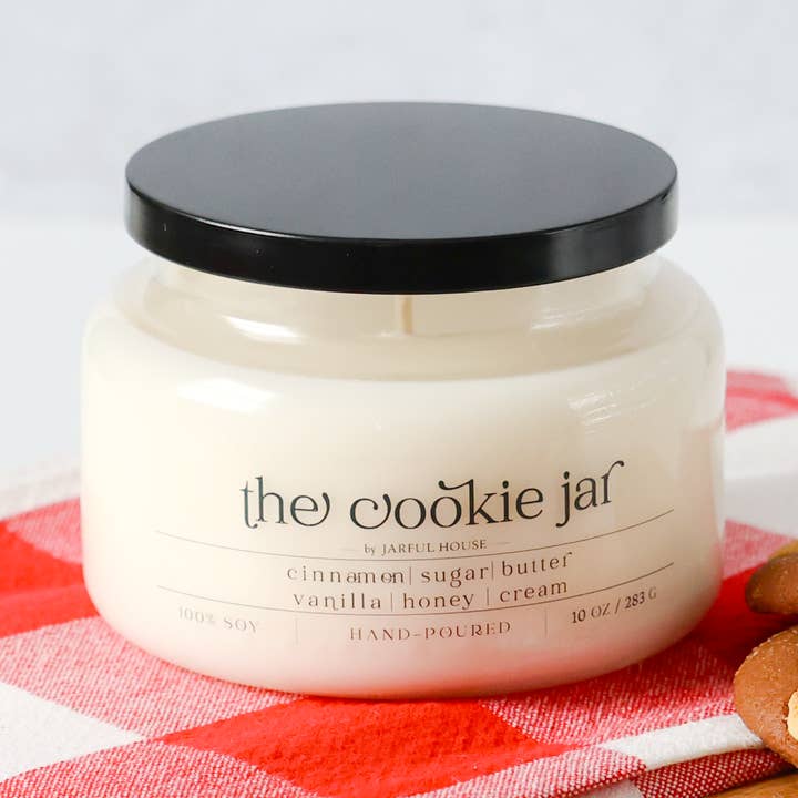 Vela en Tarro de Galletas – 10 oz | Canela Azúcar Mantequilla Miel para venta al por mayor de Jarful House