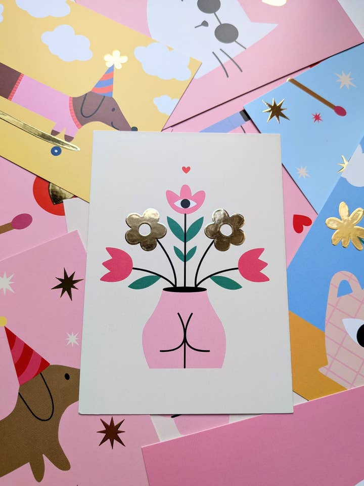 Postkarte – Aufblühende Pos for engroshandel hos Tampala Studio