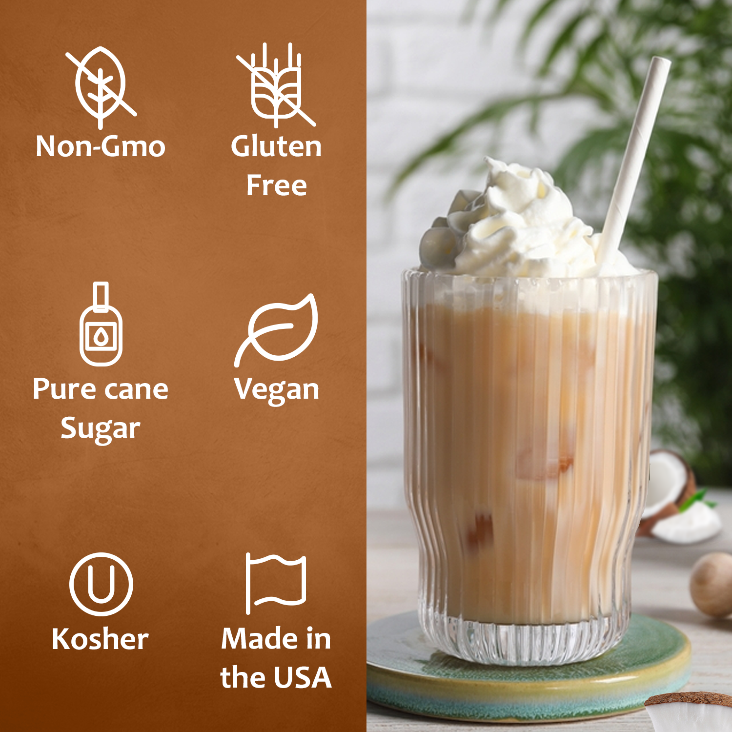 Syruvia - Wholesale Flavored Syrup - Coconut Syrup3