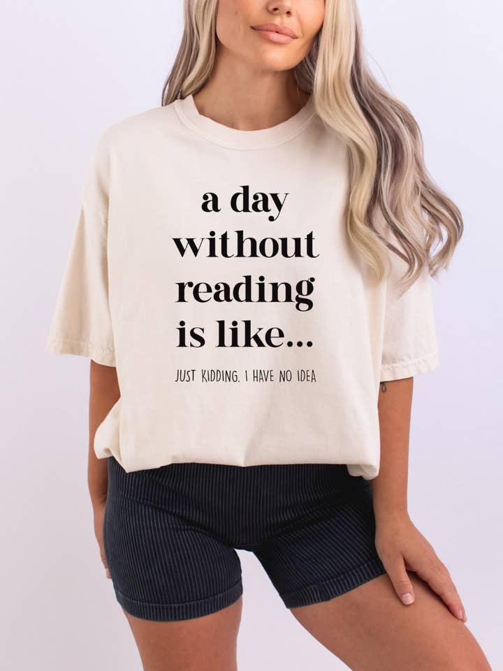 Funny Book Lover Shirt - Bookworm Graphic Tee for wholesale by Desert Raine