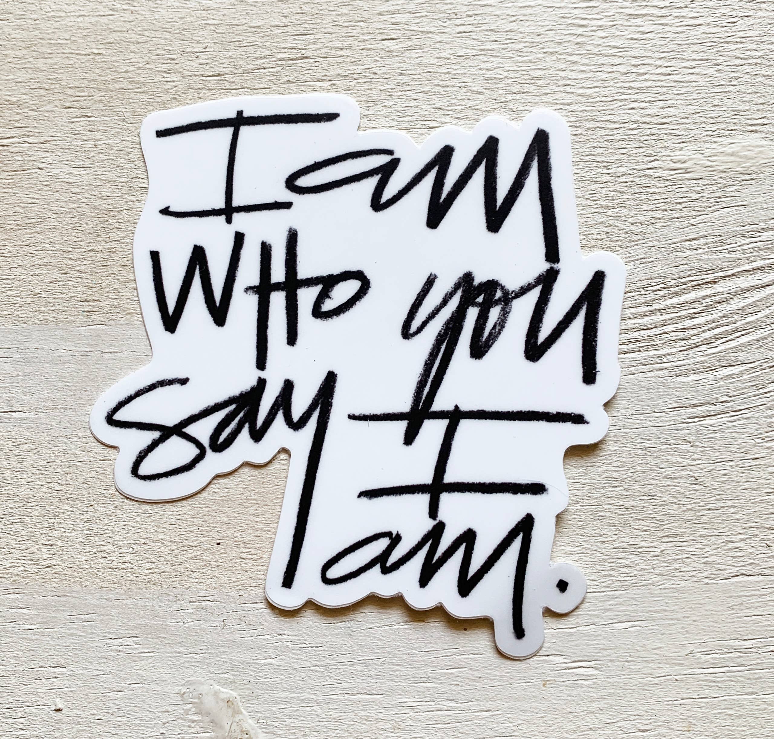 Dandelion Design - Wholesale Sticker - vinyl sticker (I am)