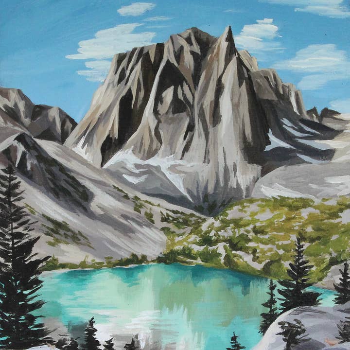 Big Pine Lake, California Giclée Print for wholesale by V Dub Art