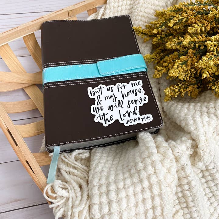 swaygirls - Vente Autocollant - Citations autocollants de verset bibliques | Décalque chrétien | Joshua 24:159