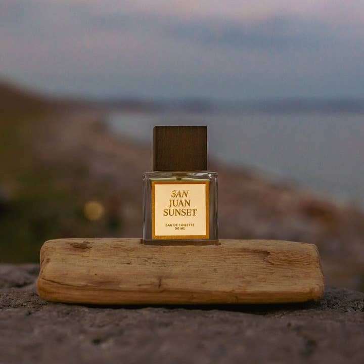 Boathouse Mercantile / San Juan Scents - Wholesale Perfume/Eau de Toilette - "San Juan SUNSET", Eau de Toilette | Perfume, WOOD CAP