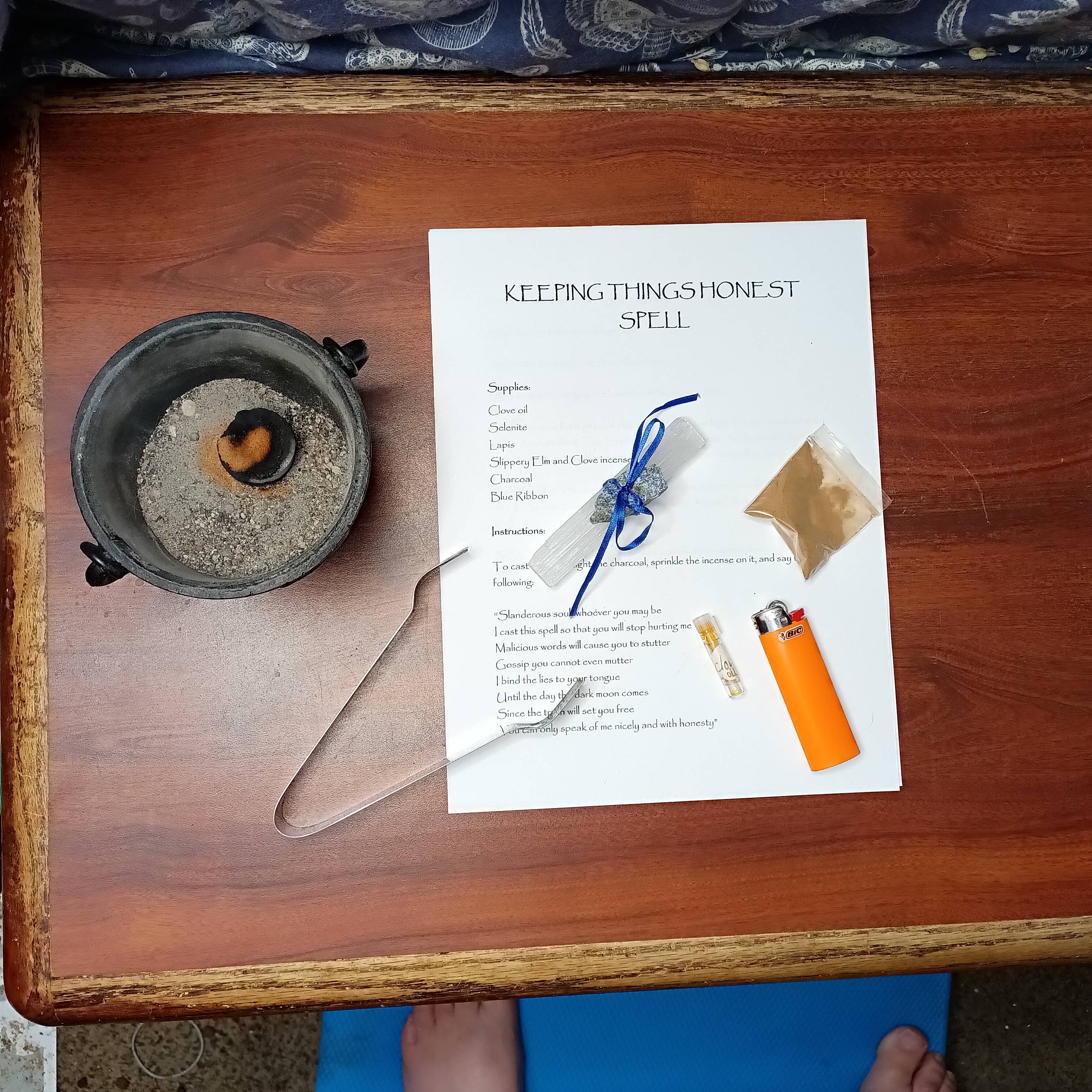 The Avidity Witch - Wholesale Meditation Supplies - Keeping Things Honest Spell Kit17