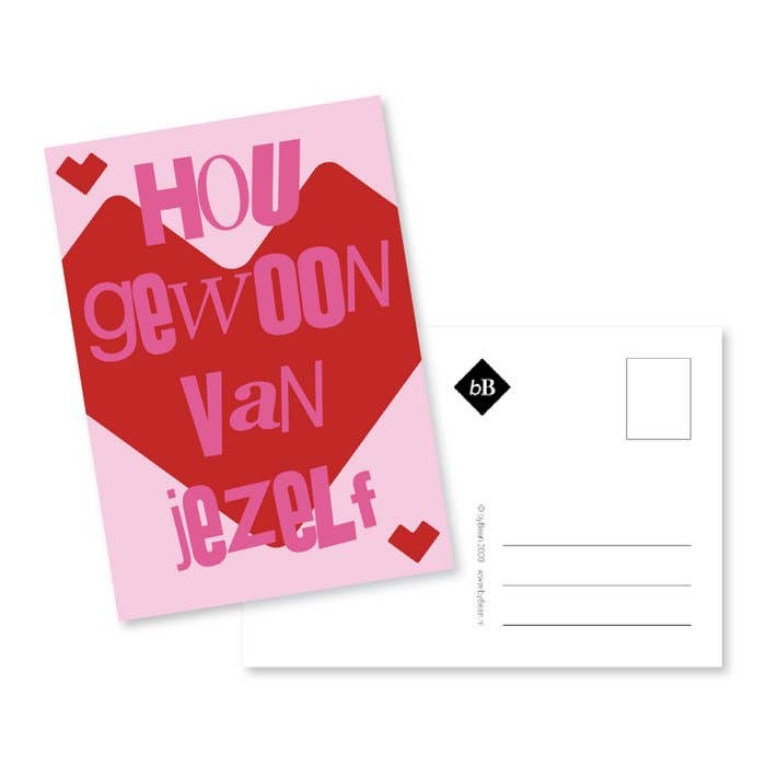 Cartão Só Ame-se por atacado de byBean