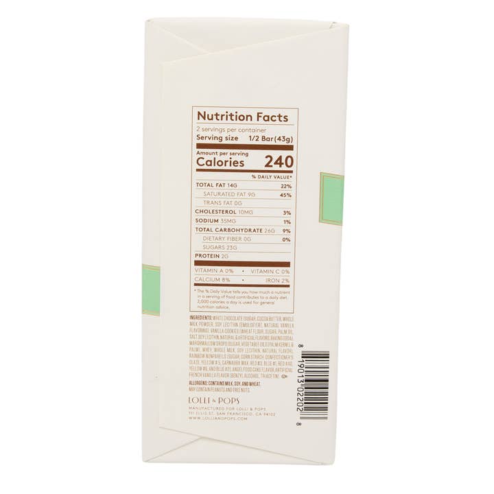 Lolli and Pops - Wholesale Chocolate Bar - Birthday Cake Signature Bar3