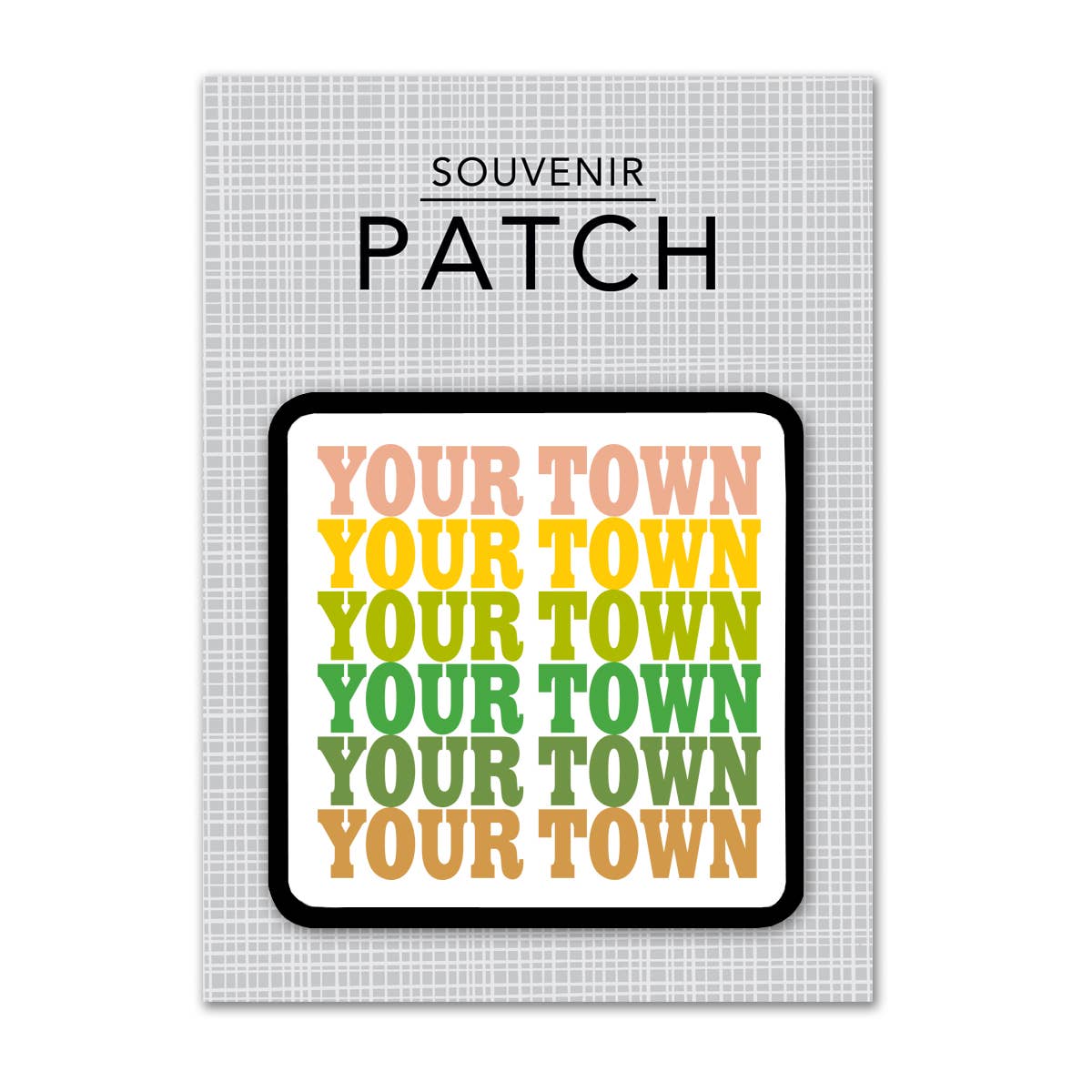 Rock Scissor Paper - Venta al por mayor Parches - Parche personalizable para planchar con diseño de ciudades - Repetición Supergraphics5