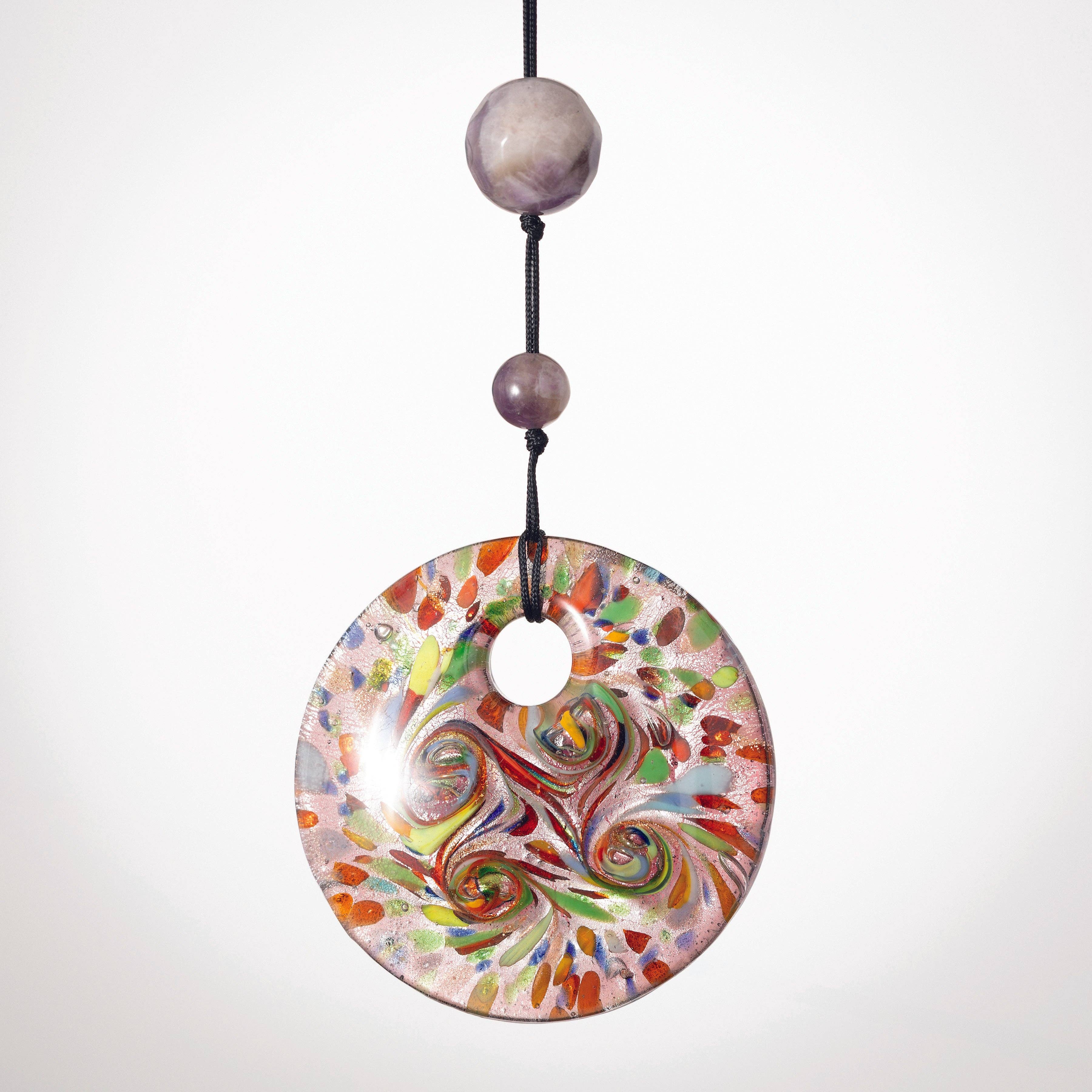 Woodstock Chimes - Wholesale Wind Chime - Art Glass Chime - Soaring Colors2