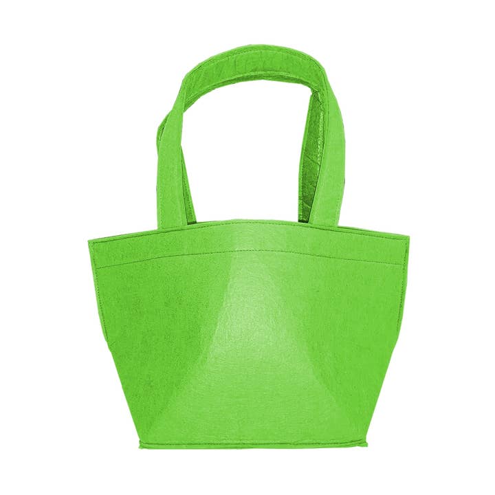 Green Felt Bucket for wholesale by Viv&Lou
