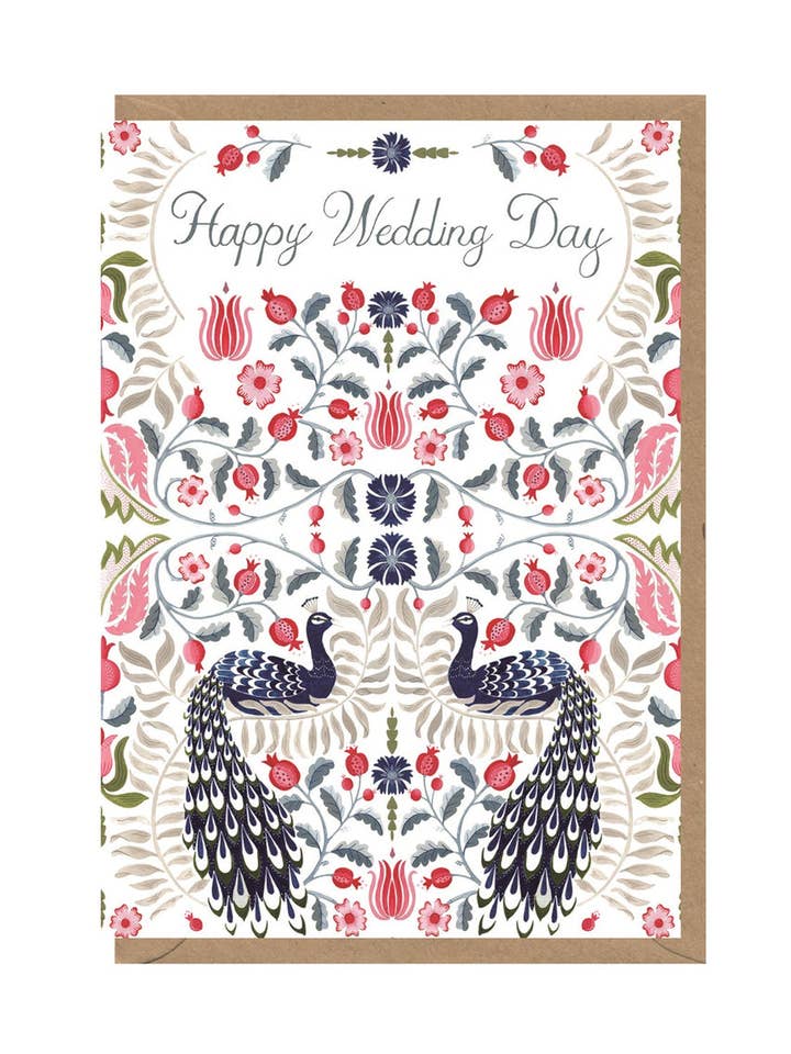 Joyeux jour de mariage - Carte de vœux pour la vente par Earlybird Designs