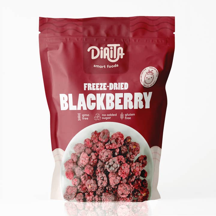 Freeze Dried Blackberry Snack for wholesale by Diaita