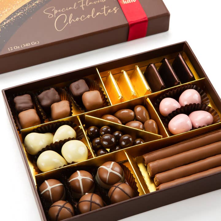 Carian's Bistro Chocolates - Wholesale Chocolate Box - Premium Luxury Chocolate Gift Box, Perfect for Gifting14