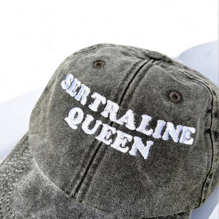 Tired Girl Apparel - Wholesale Baseball Cap - Women's - Sertraline Queen embroidered baseball cap2