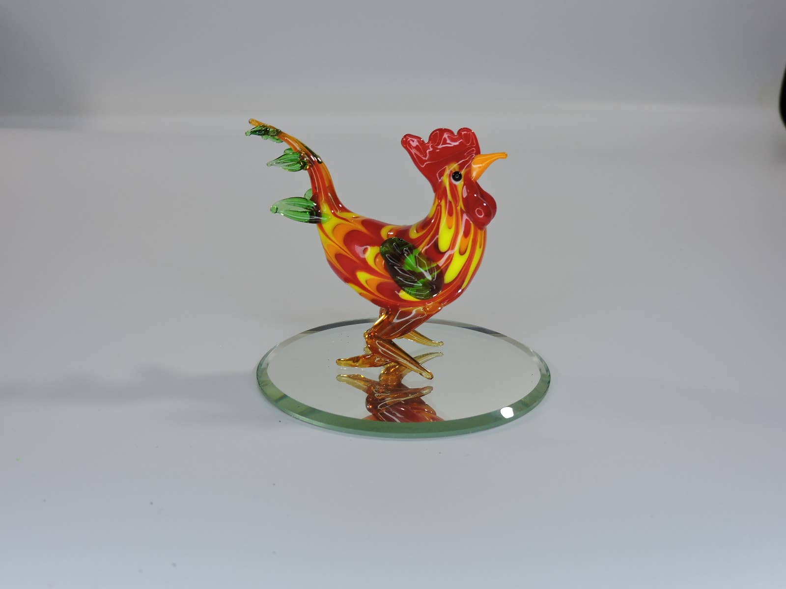 Gift Gallery Glass - Wholesale Decorative Figurine - Handmade Glass Rooster Buddy1