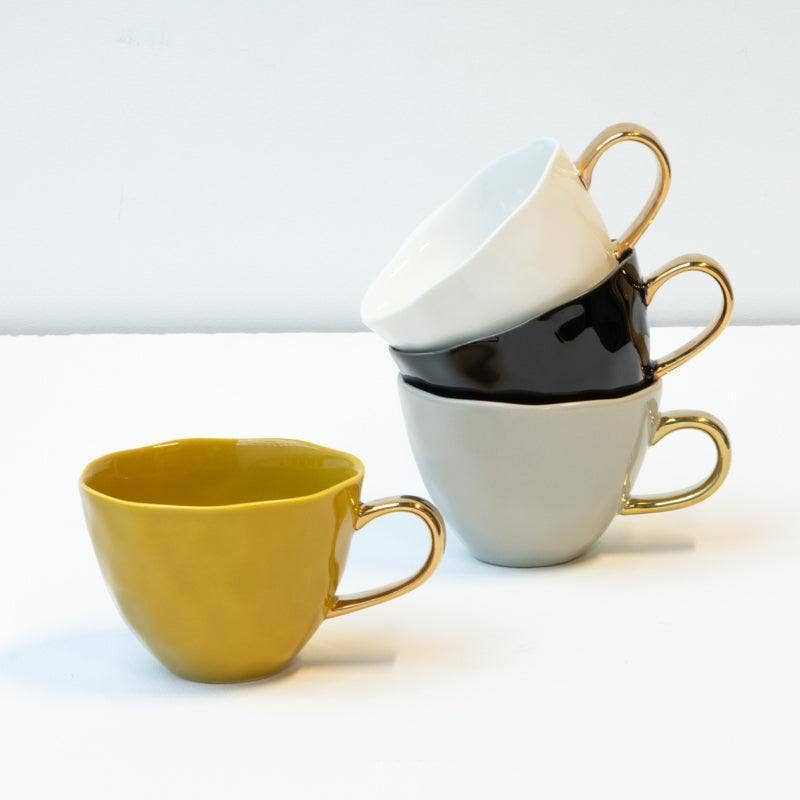 Urban Nature Culture - Wholesale Coffee Mug - Good Morning cup Cappuccino / Tea Ø11 cm - Amber Green1