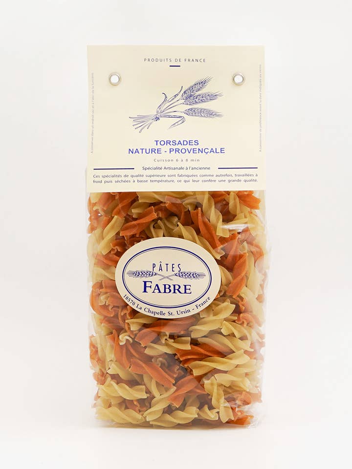 Pasta - Torsade Nature & Provencale for wholesale by PATES FABRE