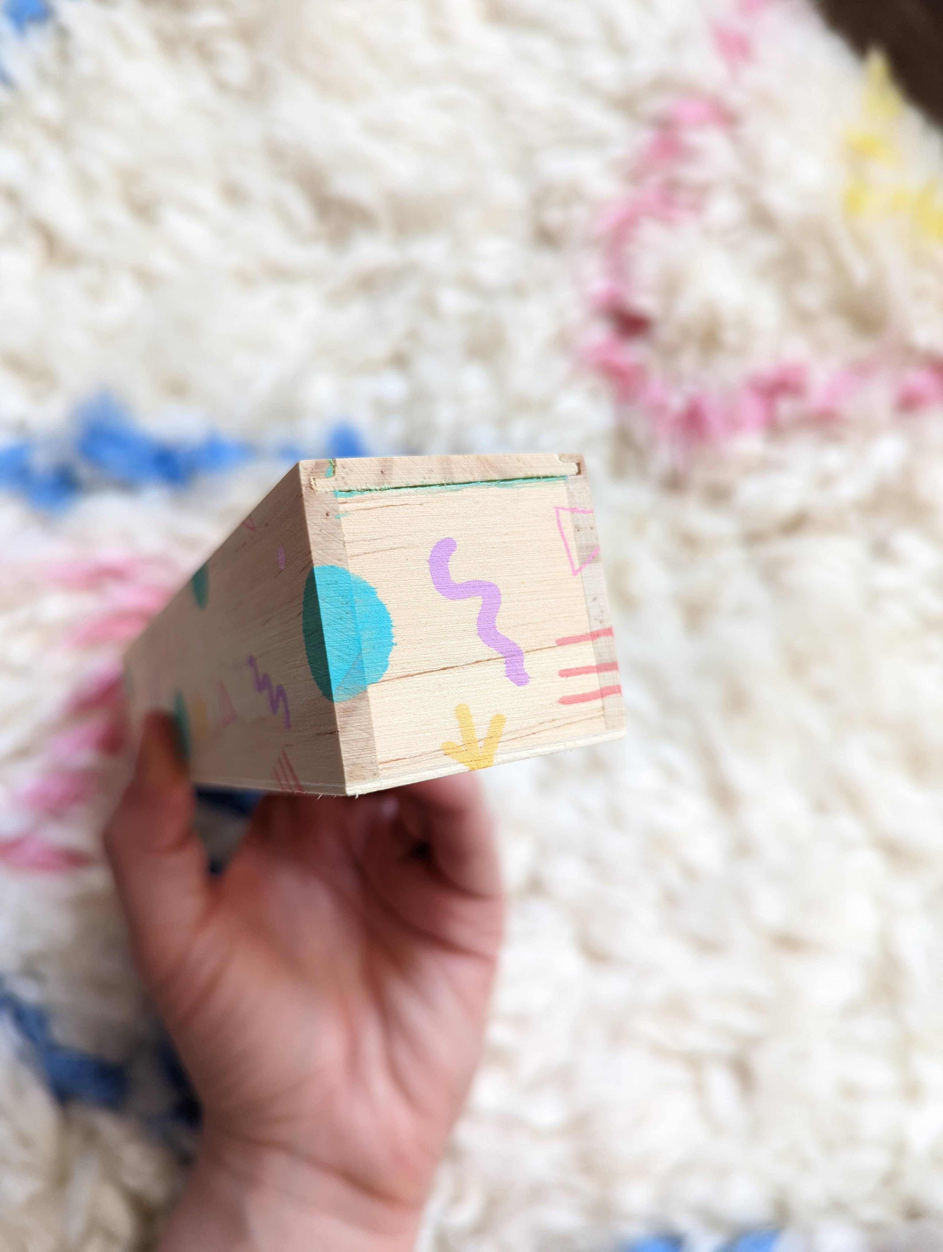 Foreignspell - Wholesale Decorative Box - Throwback | Hand-Painted, One-of-a-Kind Wooden Box1