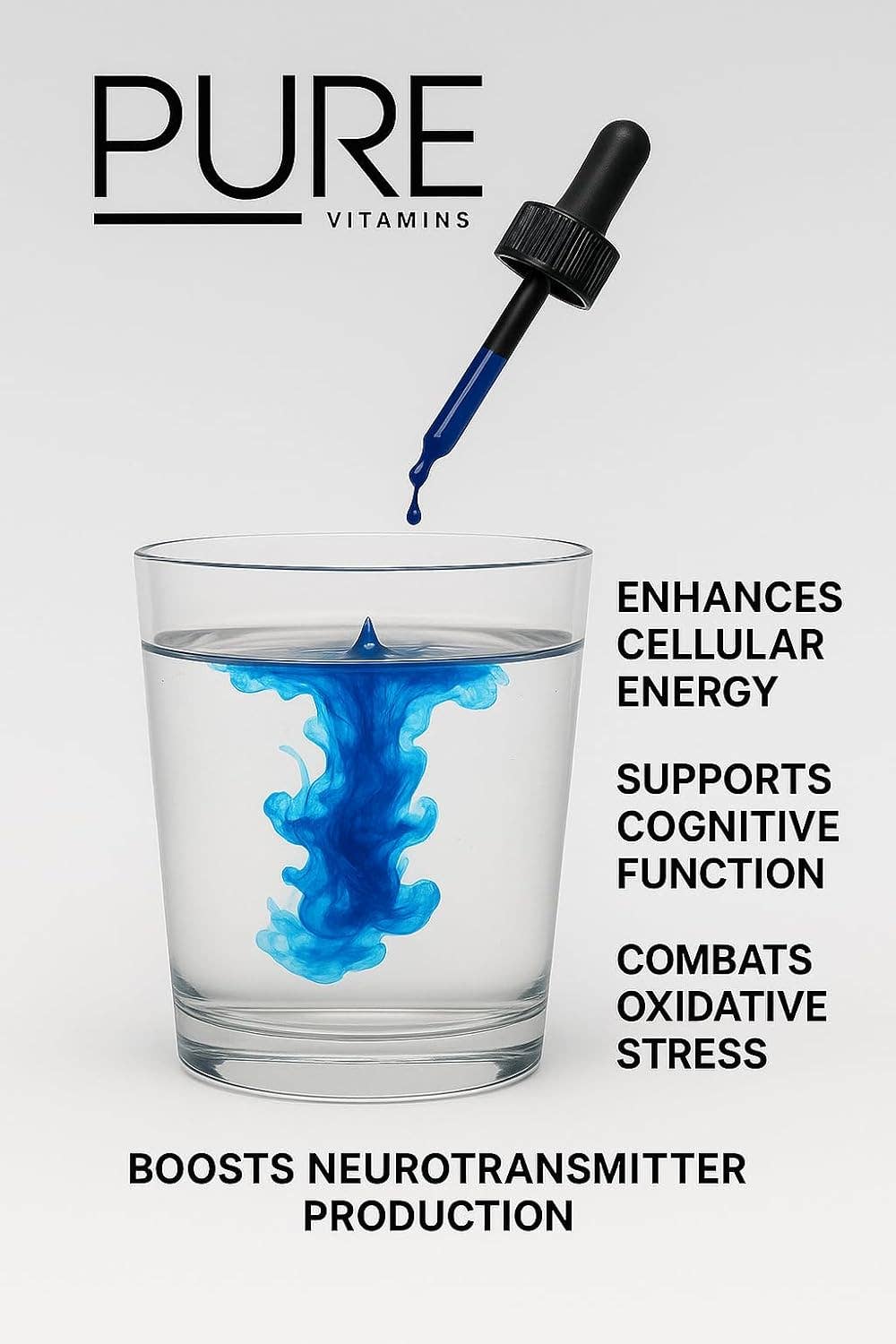 pure Vitamins – wholesale Oral supplement/vitamin – Pure Vitamins Organic Methylene Blue Drops - 10mg - 120ml3