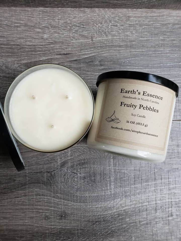 Choose Your Scent 3 Wick 16 oz Soy Candle for wholesale by Earth's Essence