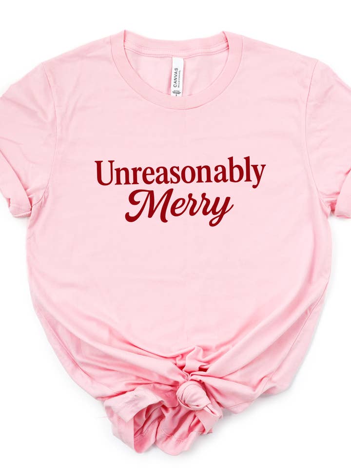 e
Unreasonably Merry Holiday Bella Canvas Graphic Tee
for wholesale by Ink + Thread