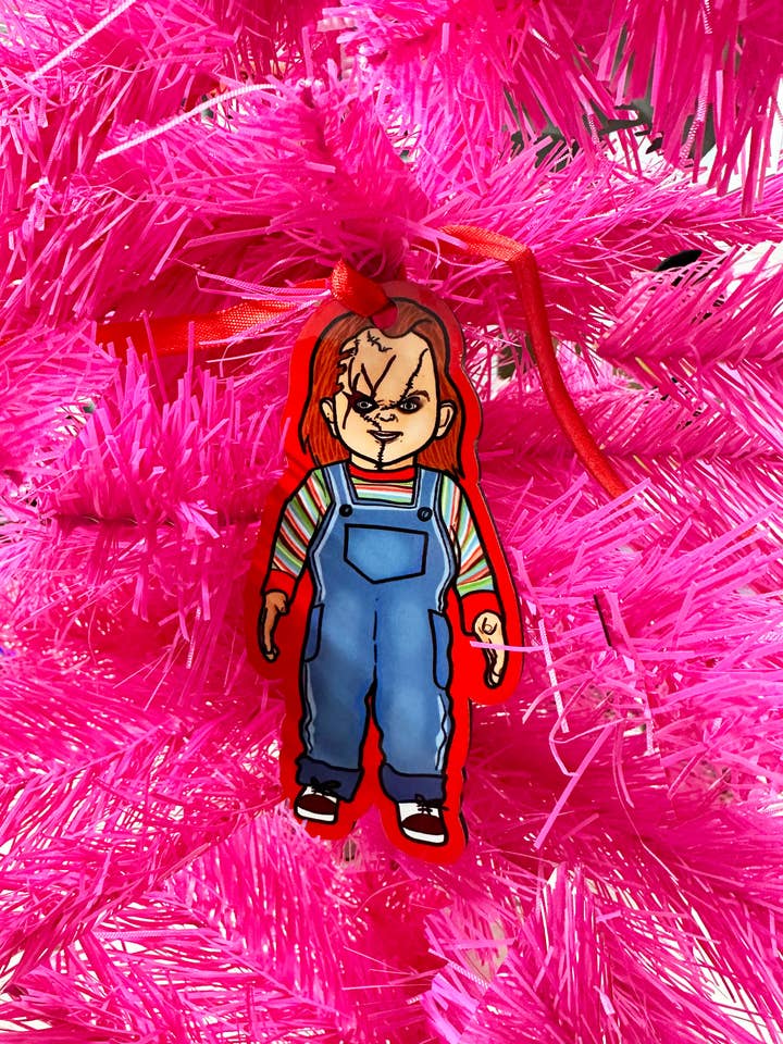 Chucky Halloween And Christmas Ornament for wholesale by Studio Soph (We Pay Your Import Fees - We Ship DDP)