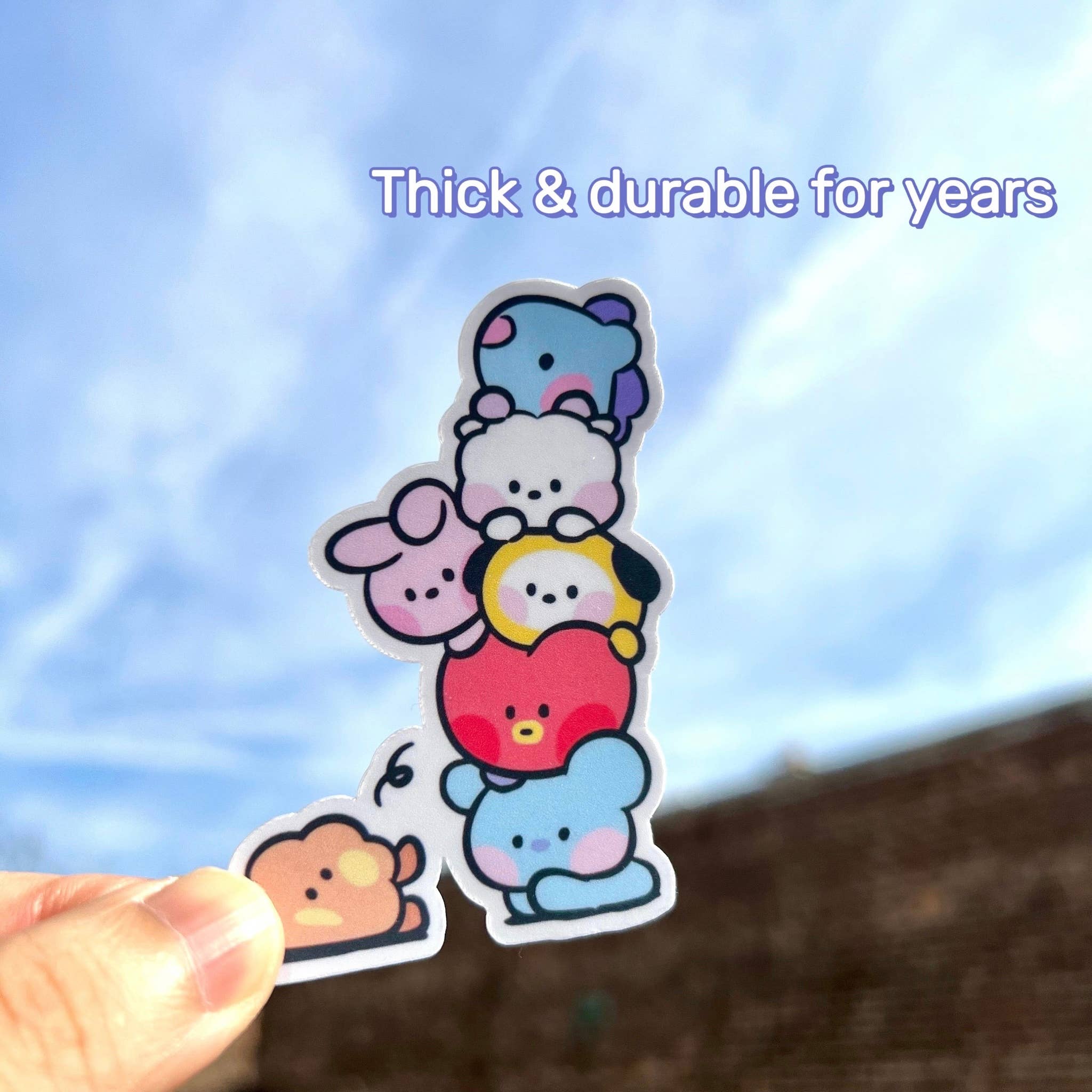 CutenessOverloaded1 - Wholesale Sticker - 46 baby BT21 minini stickers pack - Cooky RJ Shooky Koya7