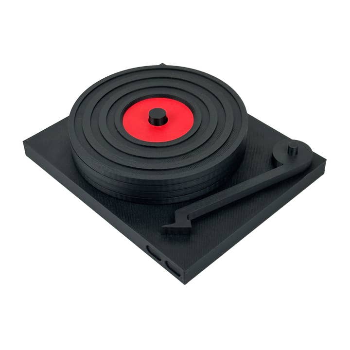 Made Happy Gifts - Wholesale Coasters - Disc Station Record Player Coaster Set1